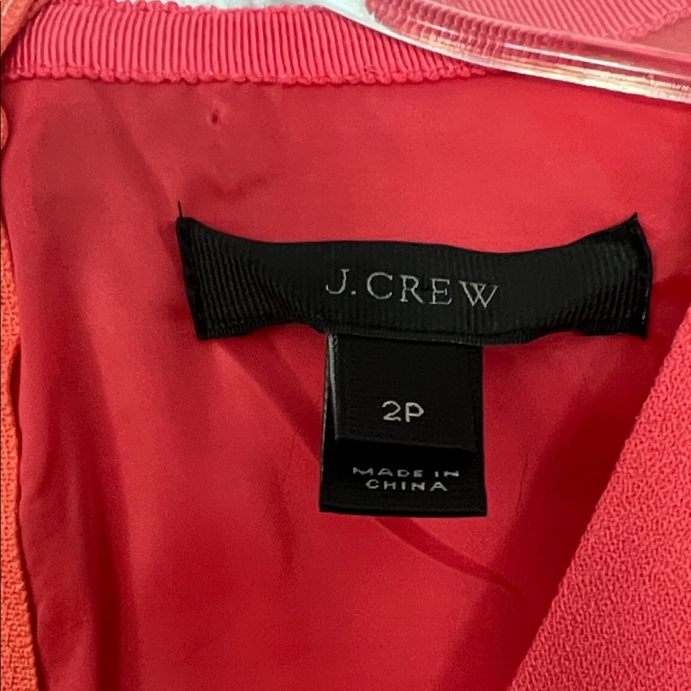 J. Crew Coral Sleeveless Mini Dress - Picture 2 of 4
